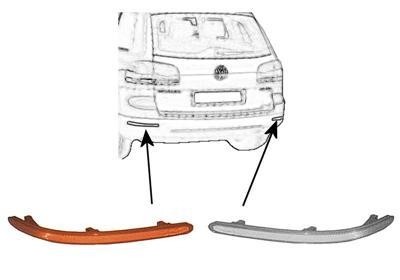 reflector, links VW Touareg, 2007-2010