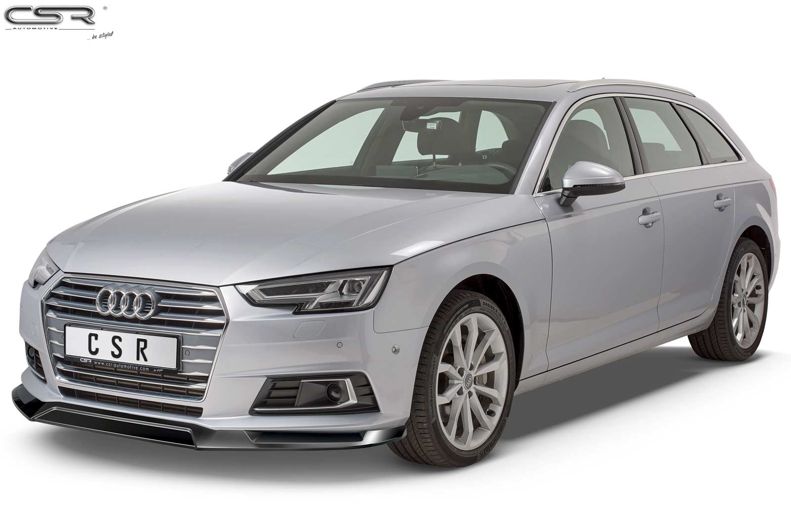 Voorspoiler Audi A4 B9 (type 8W) Carbon Look