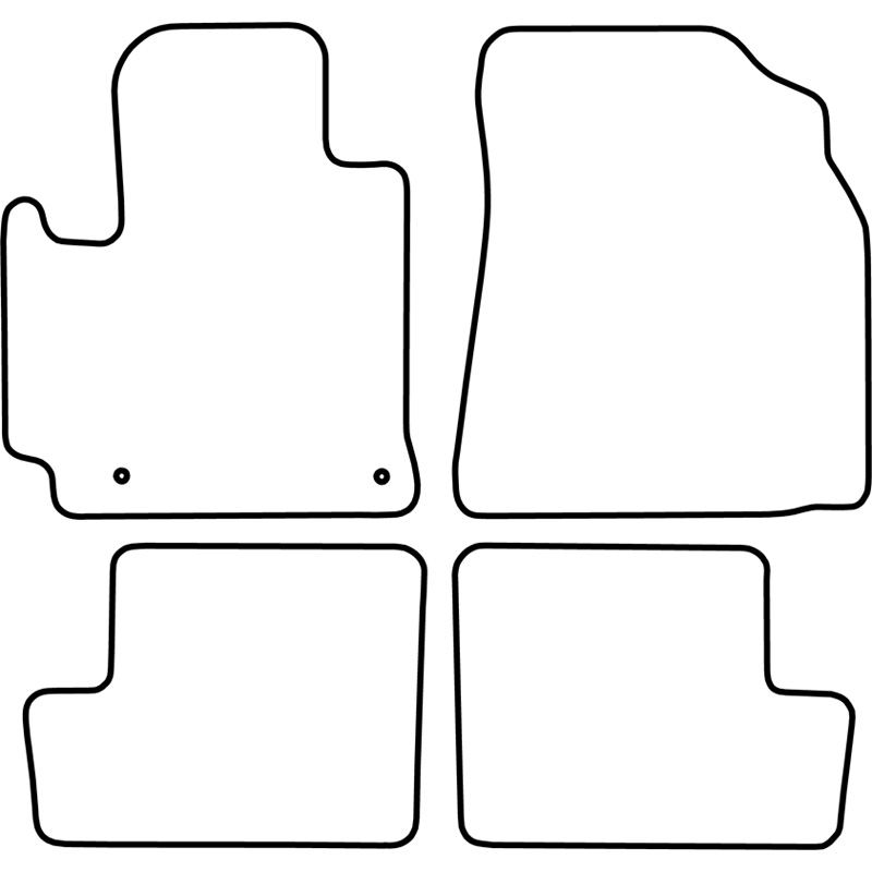 Automatten Velours  Toyota RAV4 2003-2006