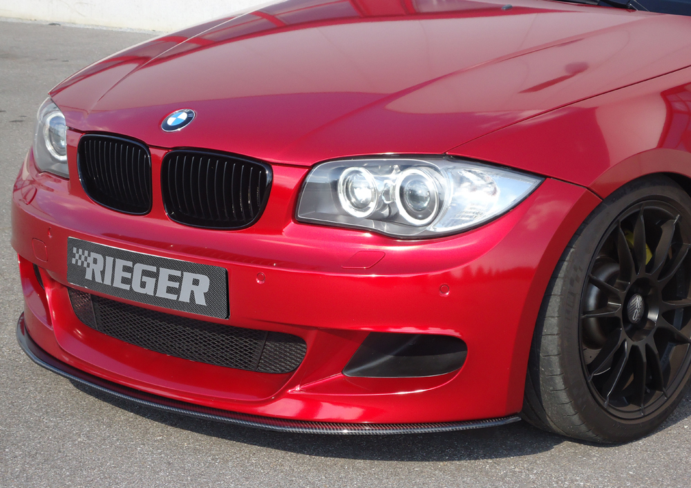 Voorspoiler BMW 1 Serie E81 E82 E87 E88 Performance Rieger Carbon