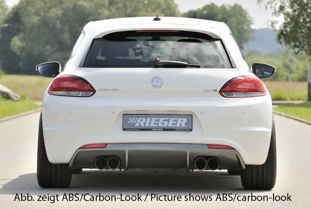 Diffuser Volkswagen Scirocco 08-17 R-line  Rieger