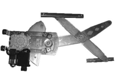 raammechanisme, 3 drs, incl motor, links Opel Corsa C, 2000-2006