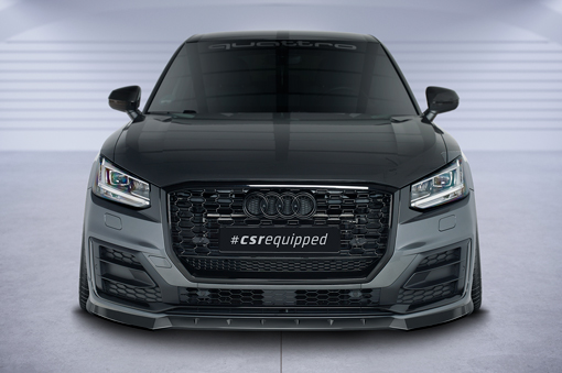 Voorspoiler Audi Q2 S-Line CSR Glans Zwart