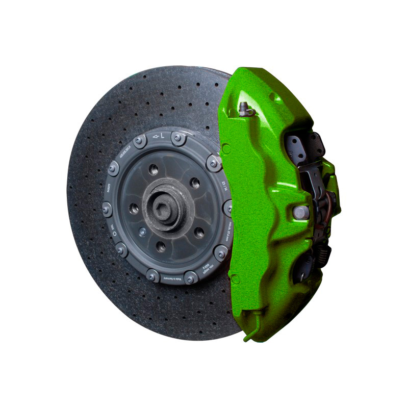 Foliatec Remklauwlakset - performance green metallic - 3 Componenten