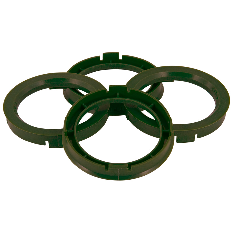 Set TPI Centreerringen - 70.1->65.1mm - Olive Groen