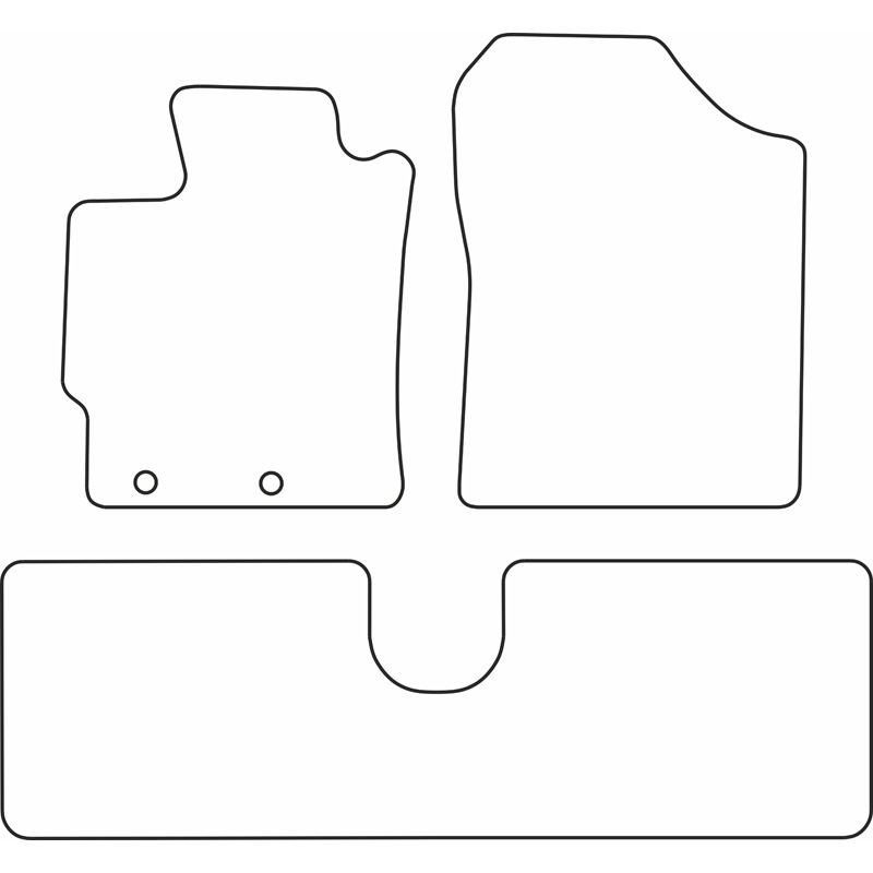 Automatten Velours  Toyota Yaris 2011-2020