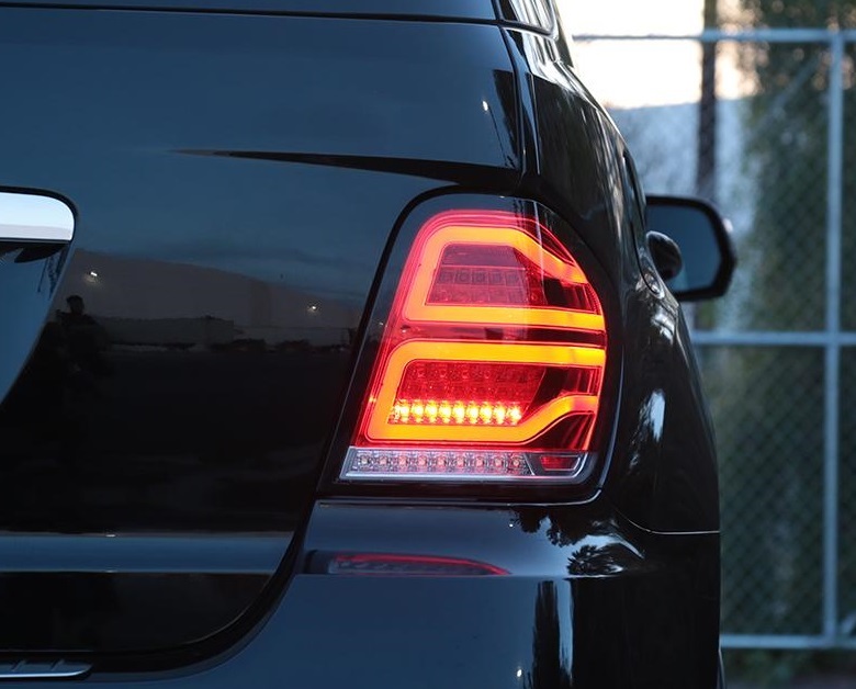 Achterlichten Mercedes ML W164 09-11 LED Tube rood/smoke