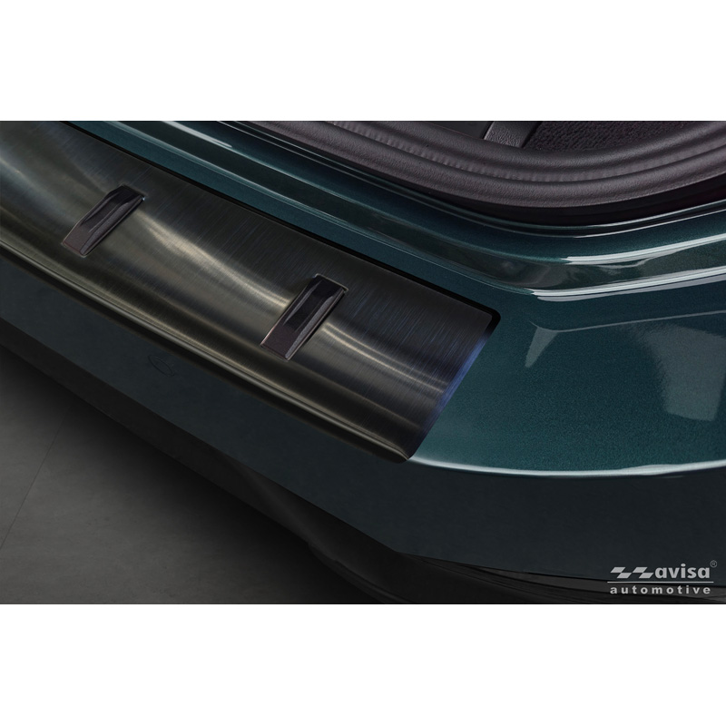 Avisa Zwart RVS Achterbumperprotector  BMW 5 Serie Touring (G61) 2024- incl. M-Sport 'STRONG EDITION'