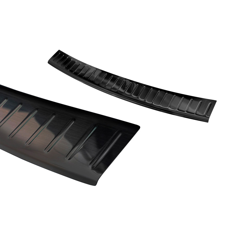 Zwart RVS Achterbumperprotector  Volkswagen Golf VII Variant 2012-2017 'Ribs'