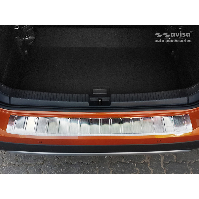 RVS Achterbumperprotector  Volkswagen T-Cross 2019-2024 & FL 2024- 'Ribs'