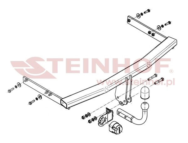 Trekhaak Seat Ibiza 3/5D (6J) (excl. Coupra) 07/2008-....