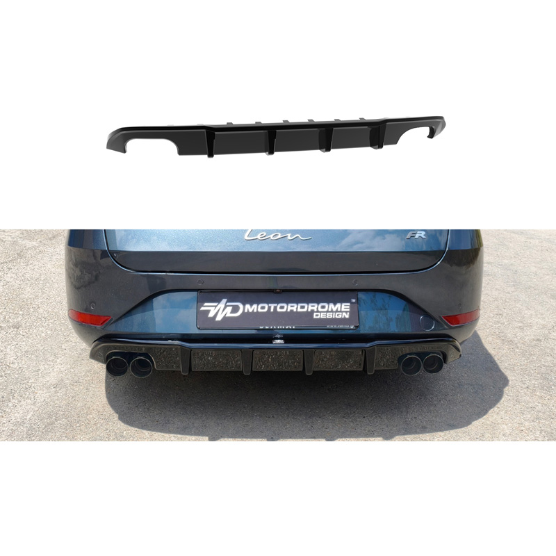 Motordrome Achterbumperdiffuser  Seat Leon IV (KL8) Sportstourer FR 2020- (ABS)