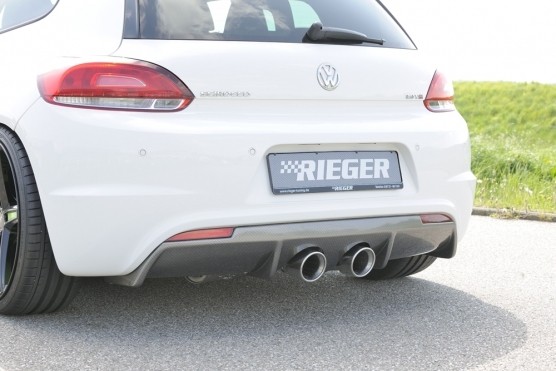 Diffuser Volkswagen Scirocco Rieger Carbon Look