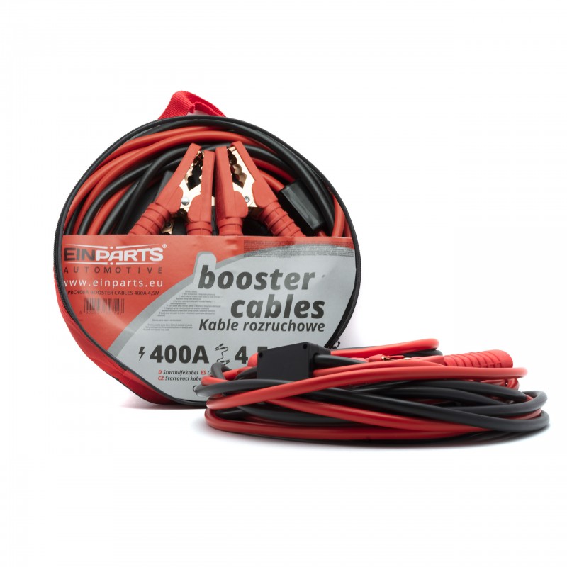 EPBC400A JUMPER/BOOSTER CABLES 400A 4,5M - 16mm2