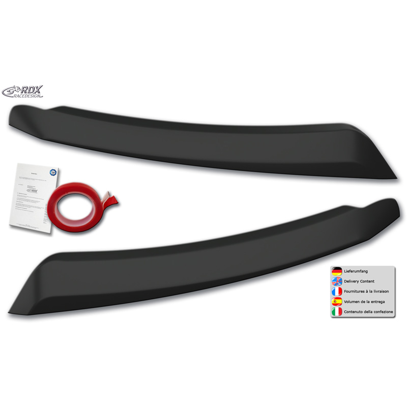 RDX Koplampspoilers  Dacia Duster II 2018-2024 (ABS)