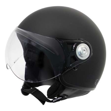Motorhelm Jet zwart S