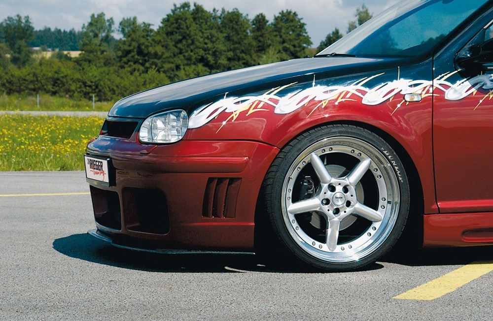 Voorbumper RS-4-Look met intakes en spi VW Golf IV Rieger