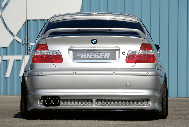 Achterbumper Diffusor BMW E46 Sedan vanaf 2002 Rieger