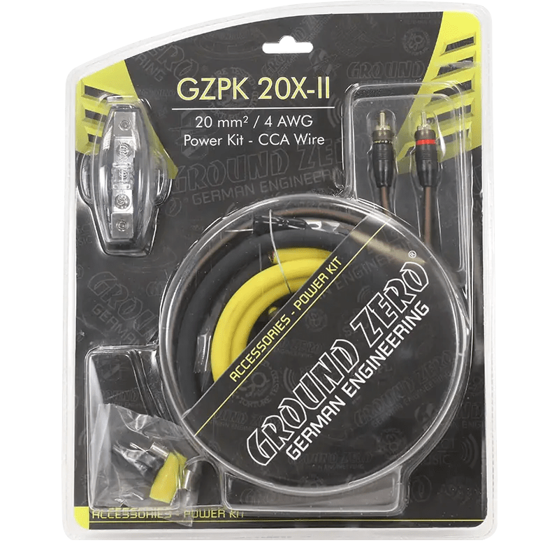 Ground Zero GZPK 20X-II Kabelkit tot 1000 Watt