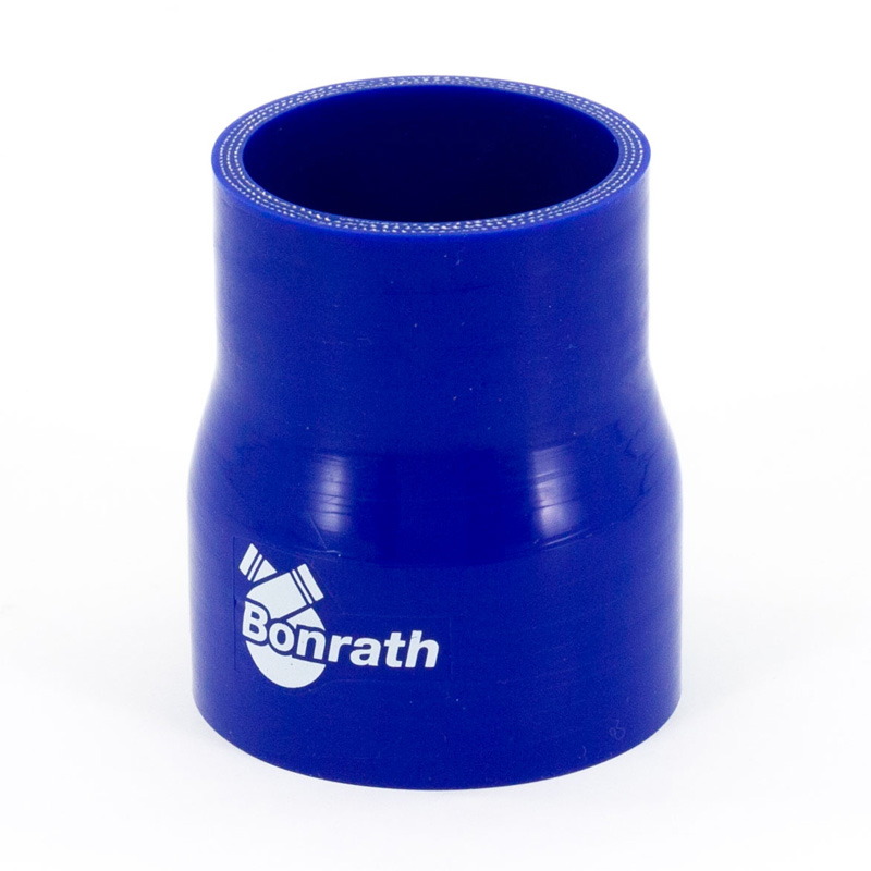 Bonrath Siliconen slang recht Reducer - Lengte:76mm - Ø57>51mm