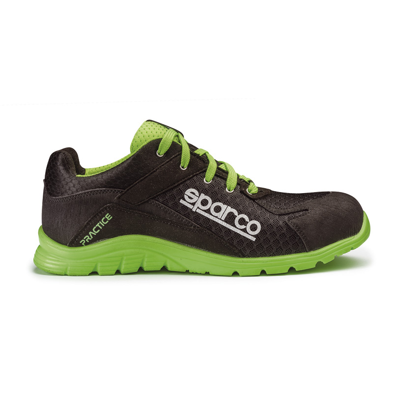 Sparco Lichtgewicht Werkschoenen Practice S1P Keke Zwart/Groen Maat 43