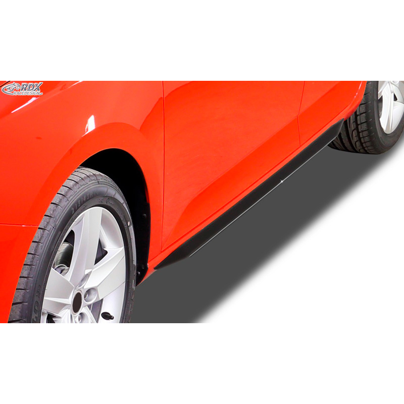 Sideskirts 'Slim'  Audi A8 D2 1994-2003 (ABS zwart glanzend)