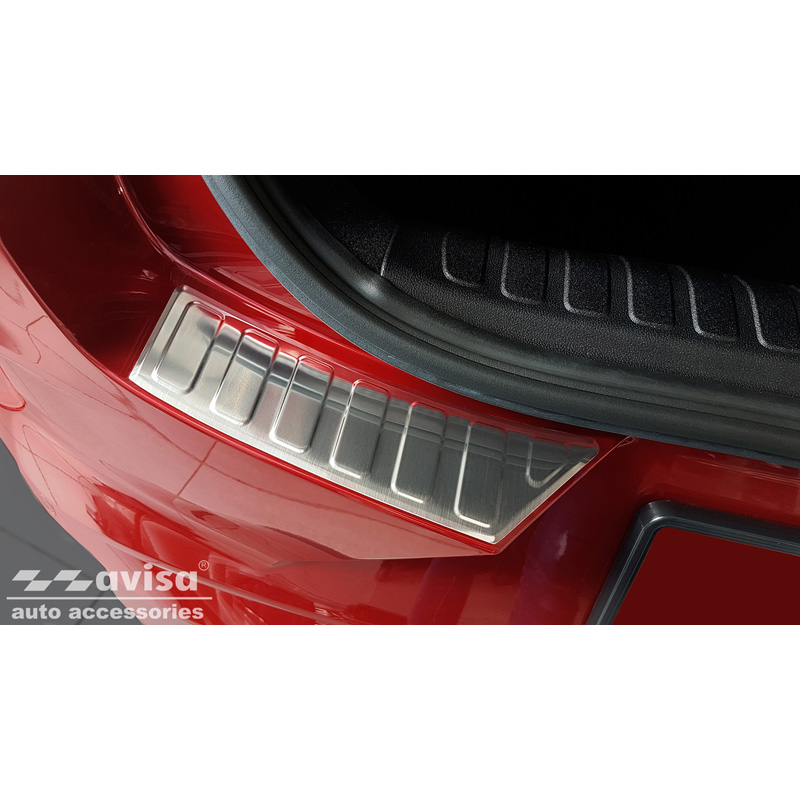 RVS Achterbumperprotector  Ford Puma 2019- 'Ribs' (2-delig)