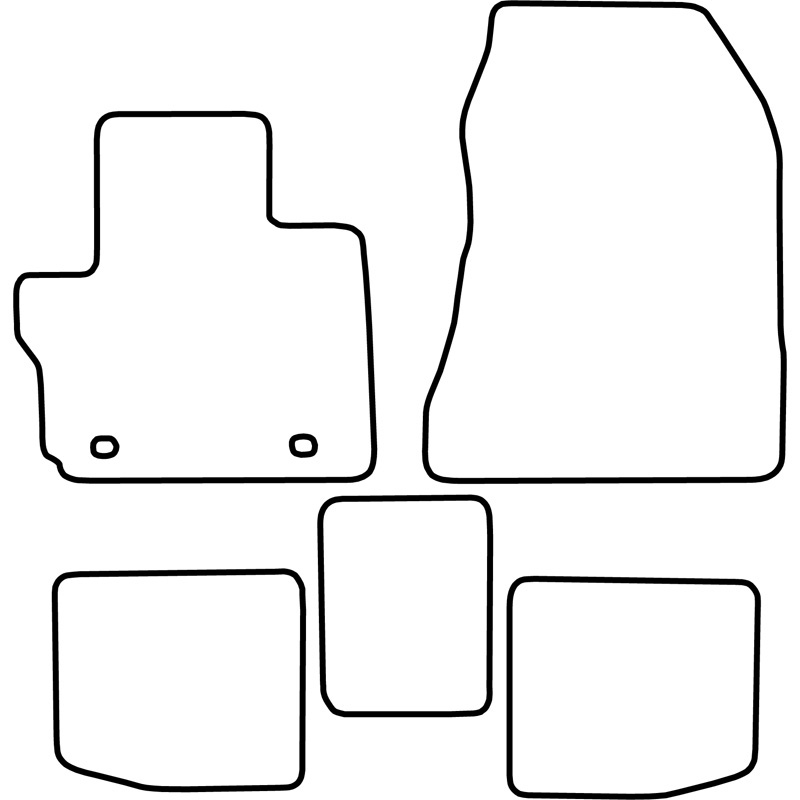 Automatten  Toyota iQ 2009-