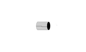 verloop 50,8-48mm  Simons Staal