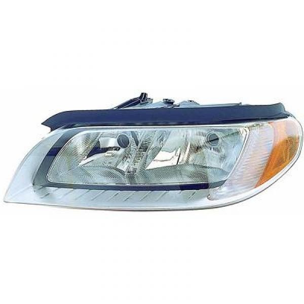 Koplamp links VOLVO V70. 07->> Chroom/H7+H9
