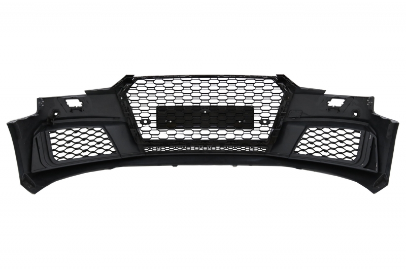 Voorbumper Audi A4 B9 2015-2019 RS4 Look Zilver/Zwart