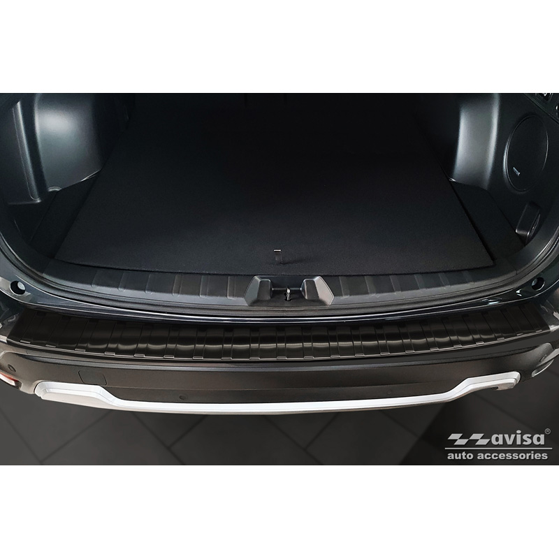 Zwart RVS Achterbumperprotector  Subaru Forester (SK) 2018-2024 'Ribs'
