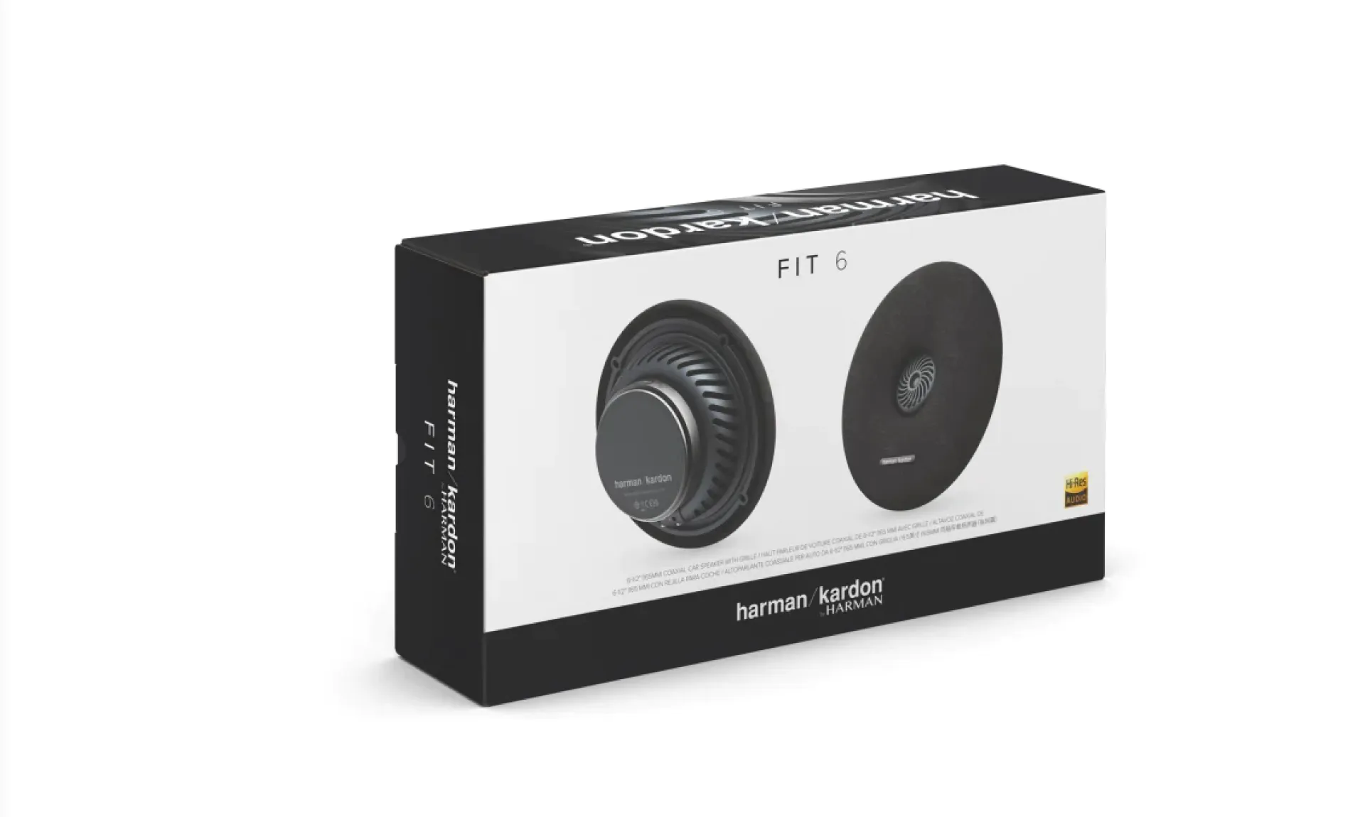 Harman Kardon FIT6 - Fit Series 2-Way 6.5 Inch Hi-Res Car Coaxial Speakers 360W