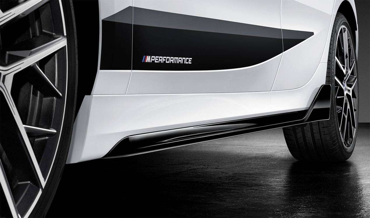 Zijskirts BMW 1 F40 M-Performance Zwart