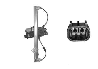 raammechanisme, 3/5 drs, incl motor, voor, rechts Fiat Punto/Gra