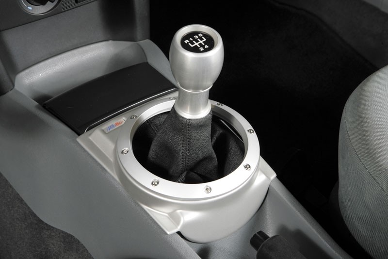 Pook console Skoda Fabia I incl. Alu ring niet voor automaat zil
