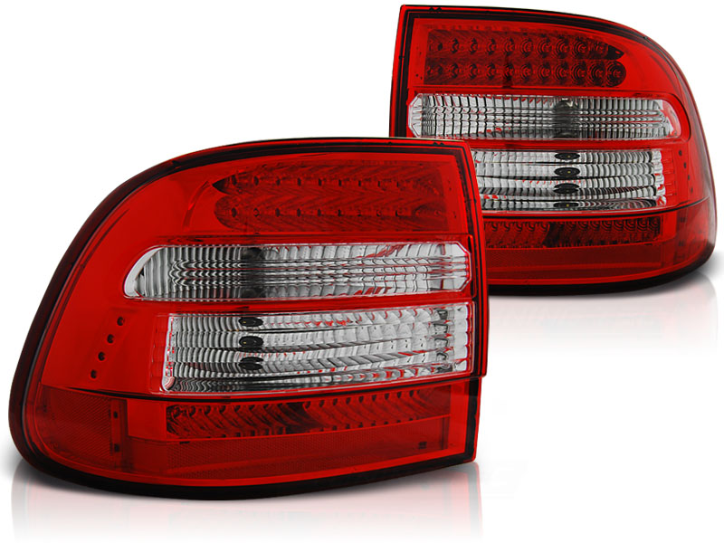 Achterlichten Porsche Cayenne LED rood/wit