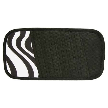 CD houder zonneklep 'Zebra'