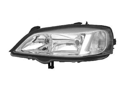 koplamp, H7+HB3, elektr verstelb, grijs huis, links Opel Astra G
