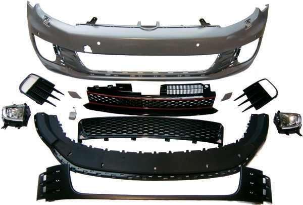 Voorbumper Volkswagen Golf 6 GTI look