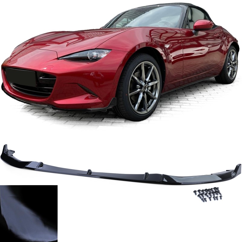Voorspoiler Mazda MX5 ND 2015-.. Glans Zwart