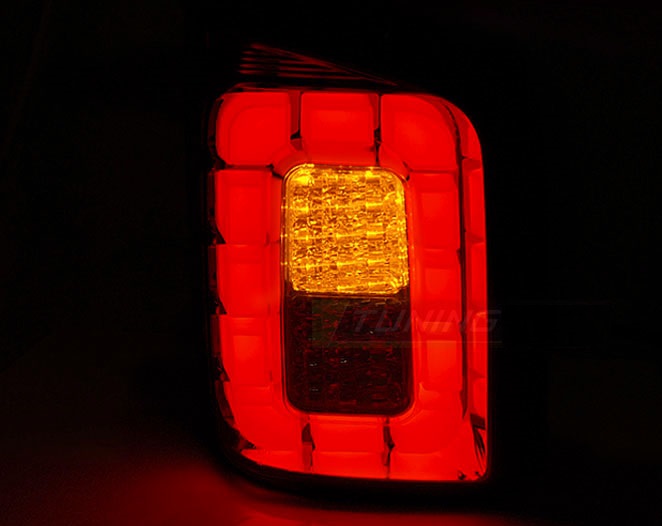 Achterlichten VW Transporter T6 LED Achterdeuren smoke