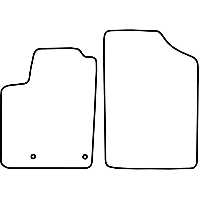 Automatten Velours  Peugeot Partner 2005-2008 (alleen voor)