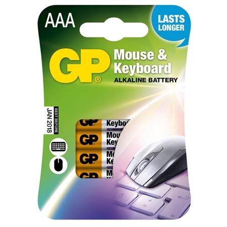 GP 1,5V 4x Batterijen 'LR03/AAA'