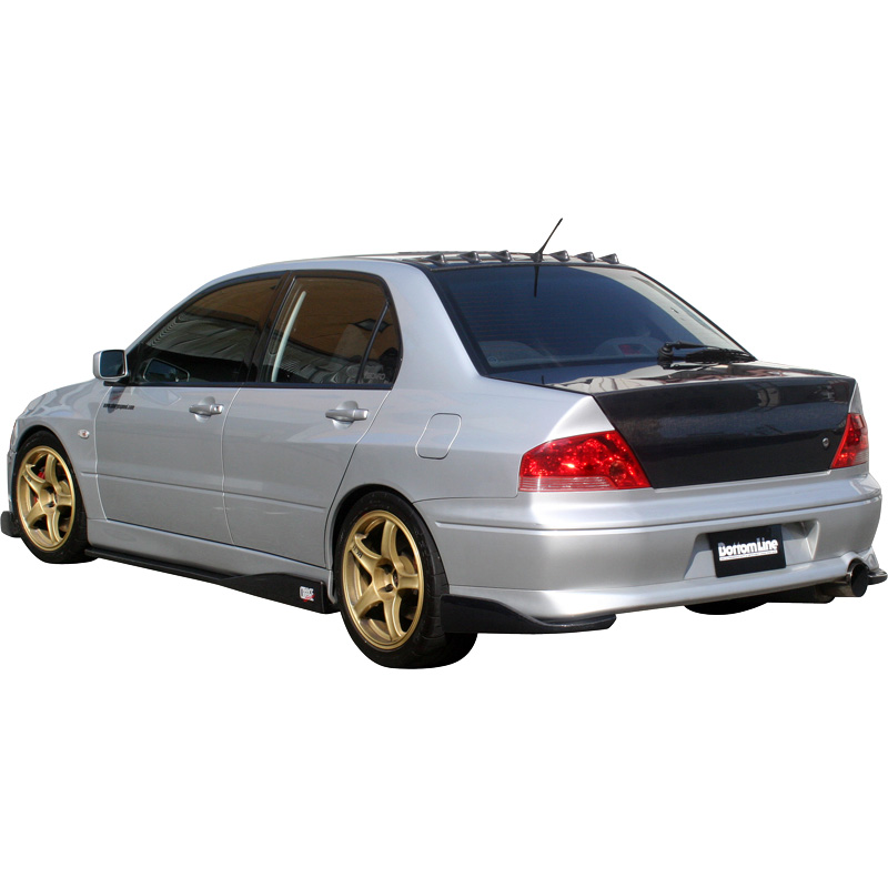 Chargespeed Achterbumperskirt  Mitsubishi Lancer EVO 7/8 CT9A BottomLine (FRP)