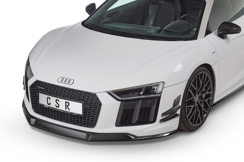 Voorspoiler Audi R8 (4S) Glans Zwart