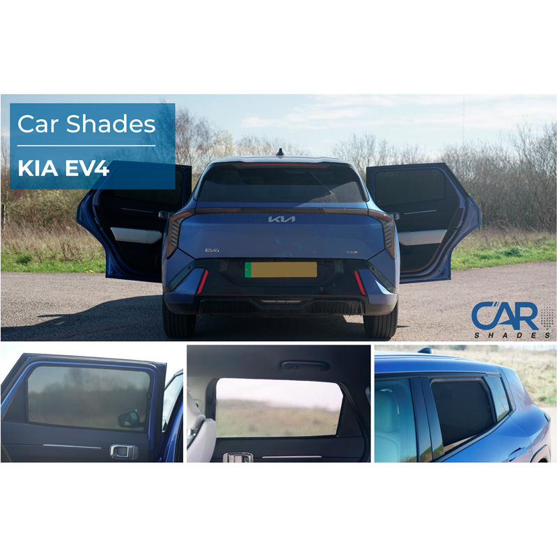 Set Car Shades (achterportieren)  Kia EV4 2025- (2-delig)