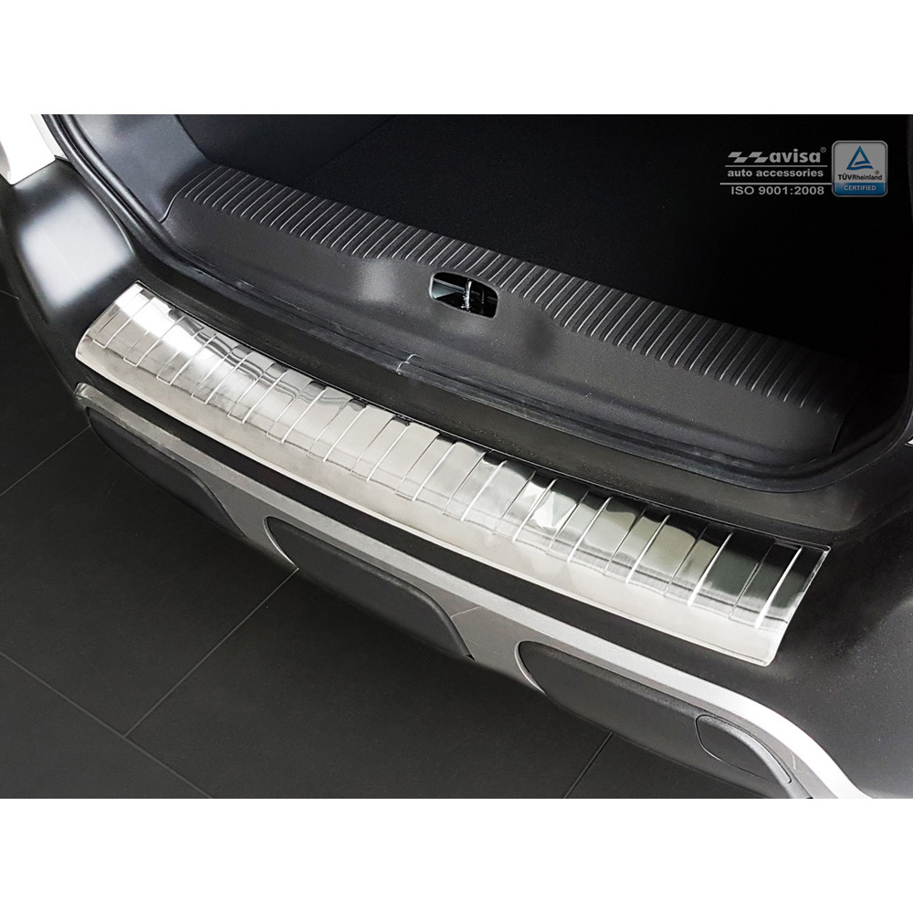 RVS Achterbumperprotector  Citroën C3 Aircross II 2017- 'Ribs'