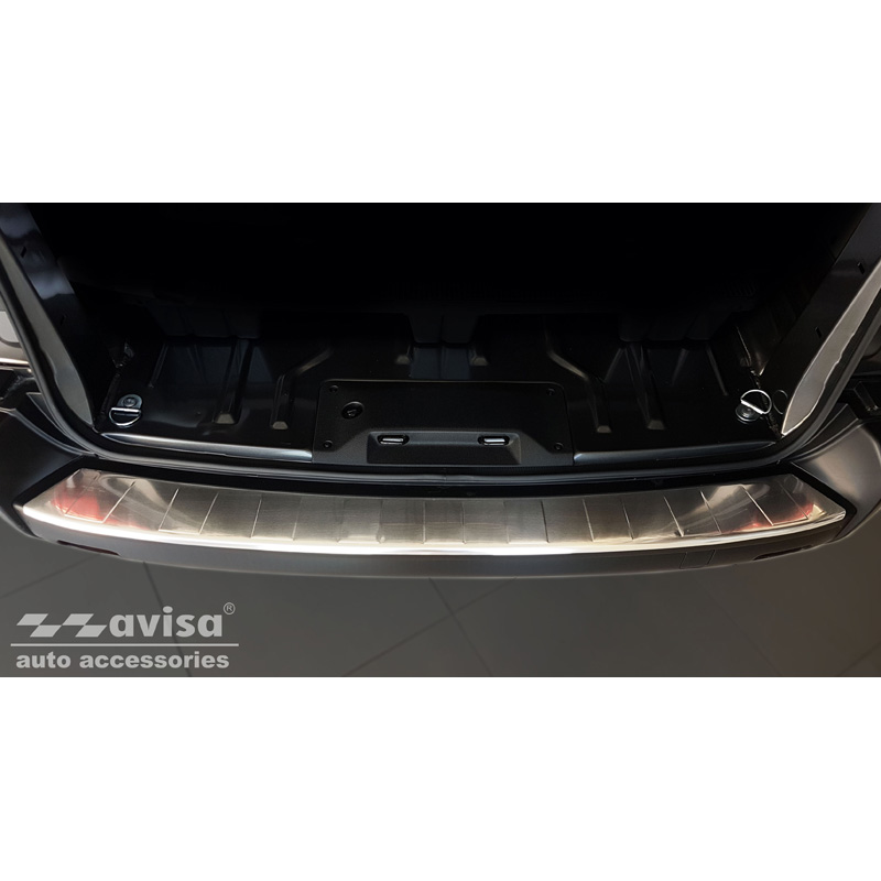 RVS Achterbumperprotector  Toyota Proace II Furgon 2016- & Opel Zafira Life 2019- 'Ribs'