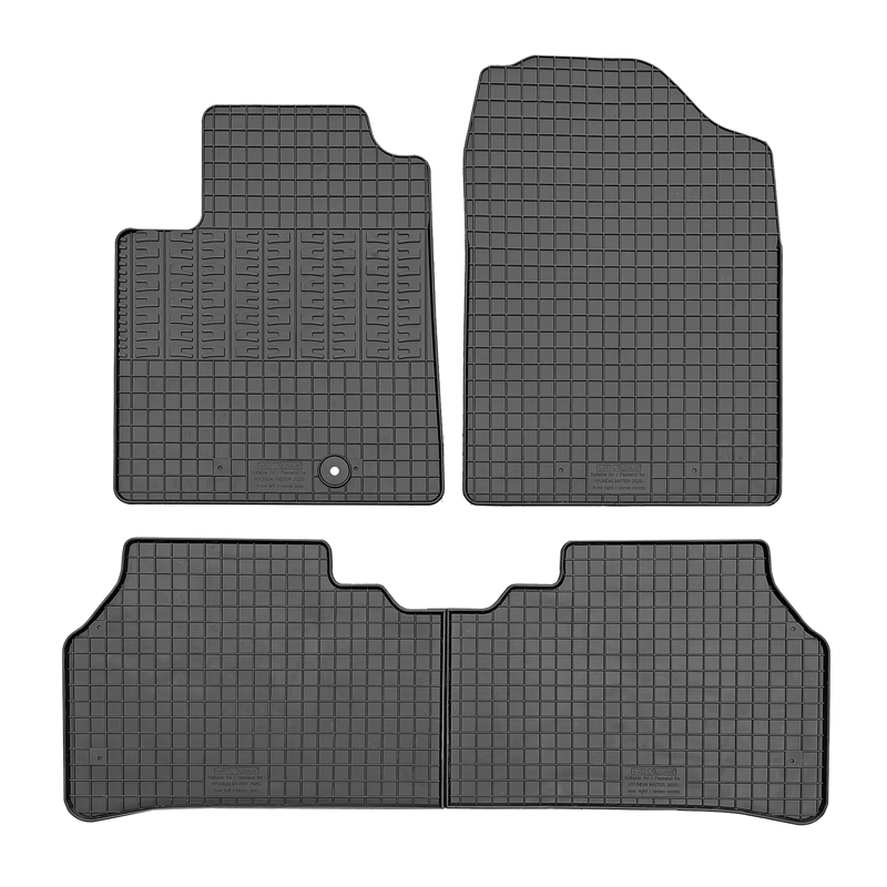 CIKCAR Rubber matten  Hyundai Inster EV (AX1) 2024- (3-delig + montagesysteem)